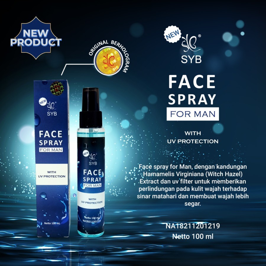 FACE SPRAY FOR MAN BY SYB / NEW SYB FACE SPRAY FOR MAN