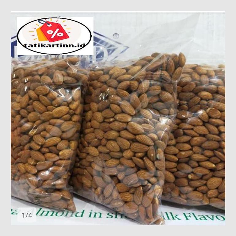 

S50Tat Kacang Almond Kupas Panggang Organik 1 Kg ( Roasted) Atr05Ytt