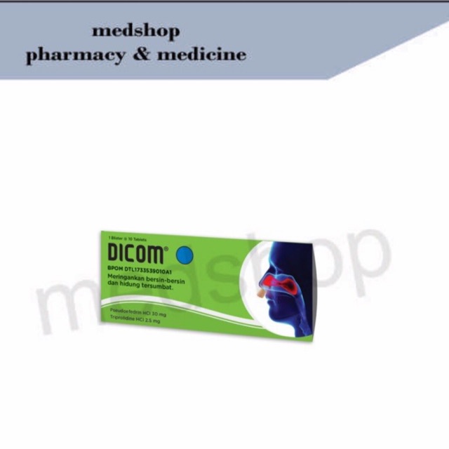 Dicom Obat Flu Pilek Strip