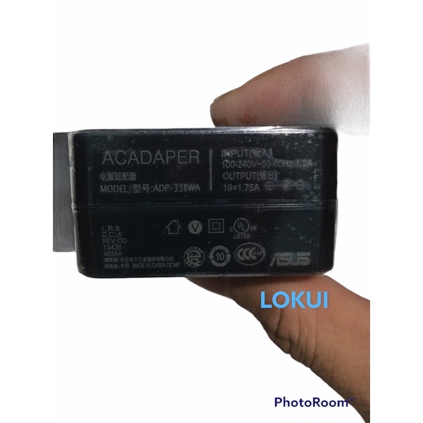 Adaptor Charger Asus X200 X200CA X441 X453 X453m X453ma X453s X453sa Original asus 19v - 1.75