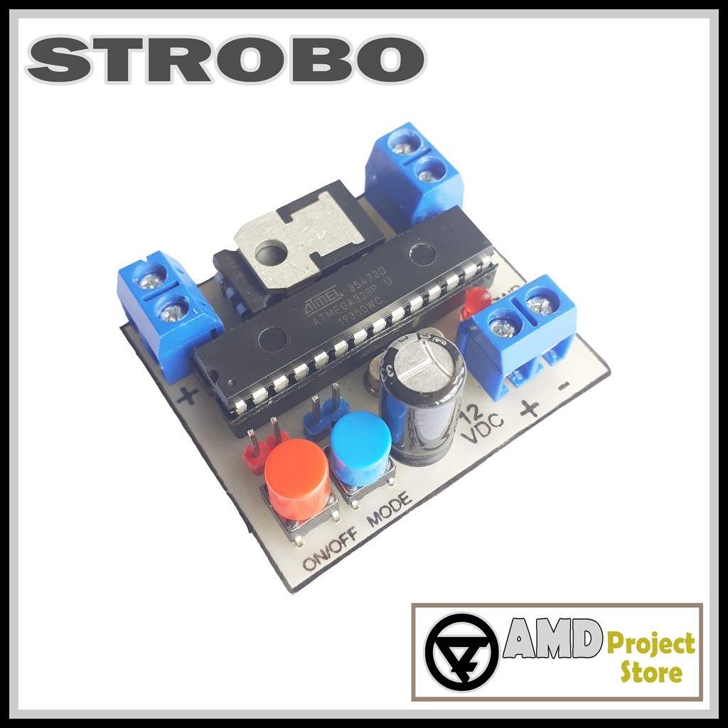 Modul Led Kontroler Strobo Arduino 10 Mode