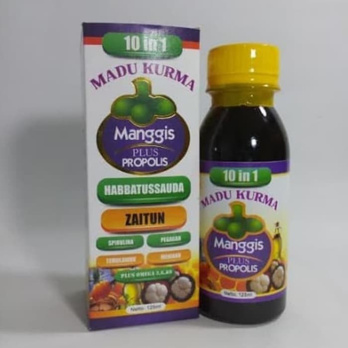 Madu Kurma Manggis Plus propolis 10in1 Asli Original