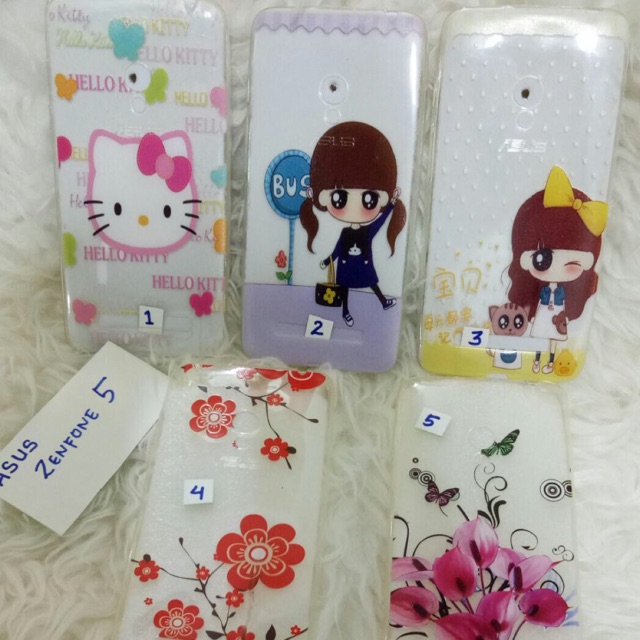 Case silicon motif asus Zenfone 5