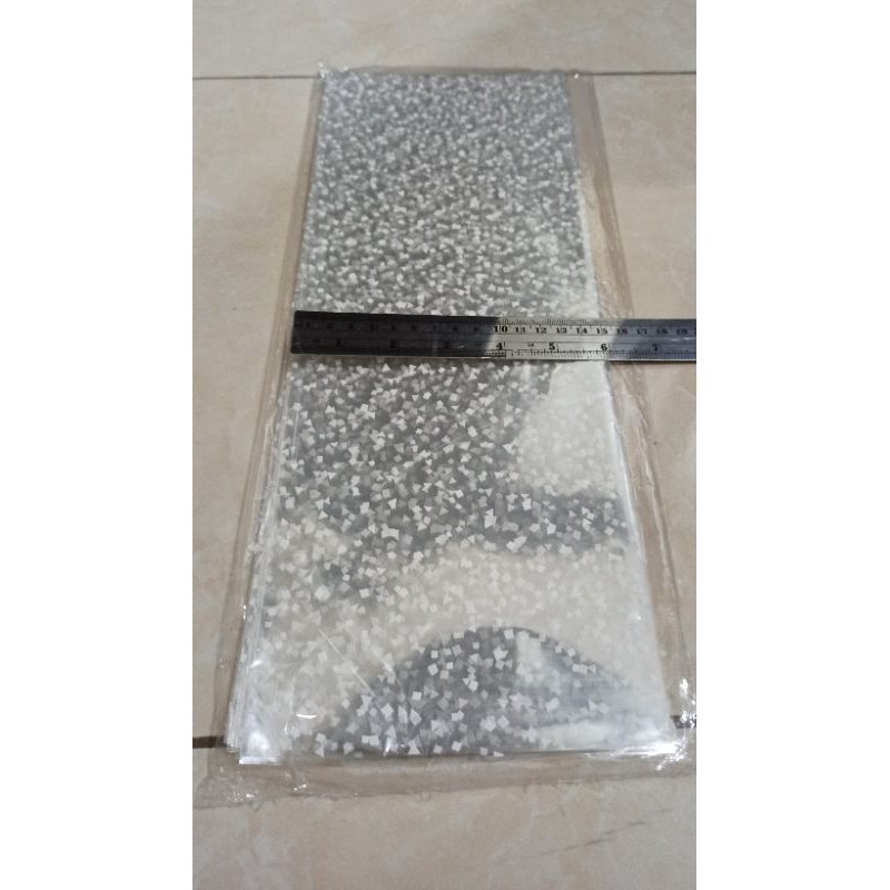 kantong parcel plastik parcel goodie bag 15X40 cm