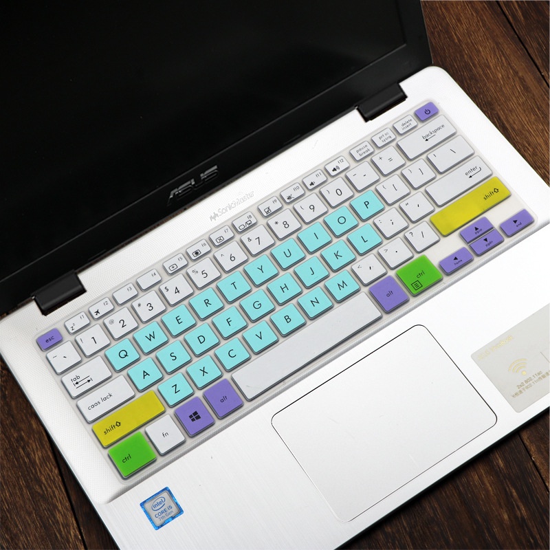 For 14inch ASUS S4200UQ S4000UA Soft Ultra-thin Silicone Laptop Keyboard Cover Protector