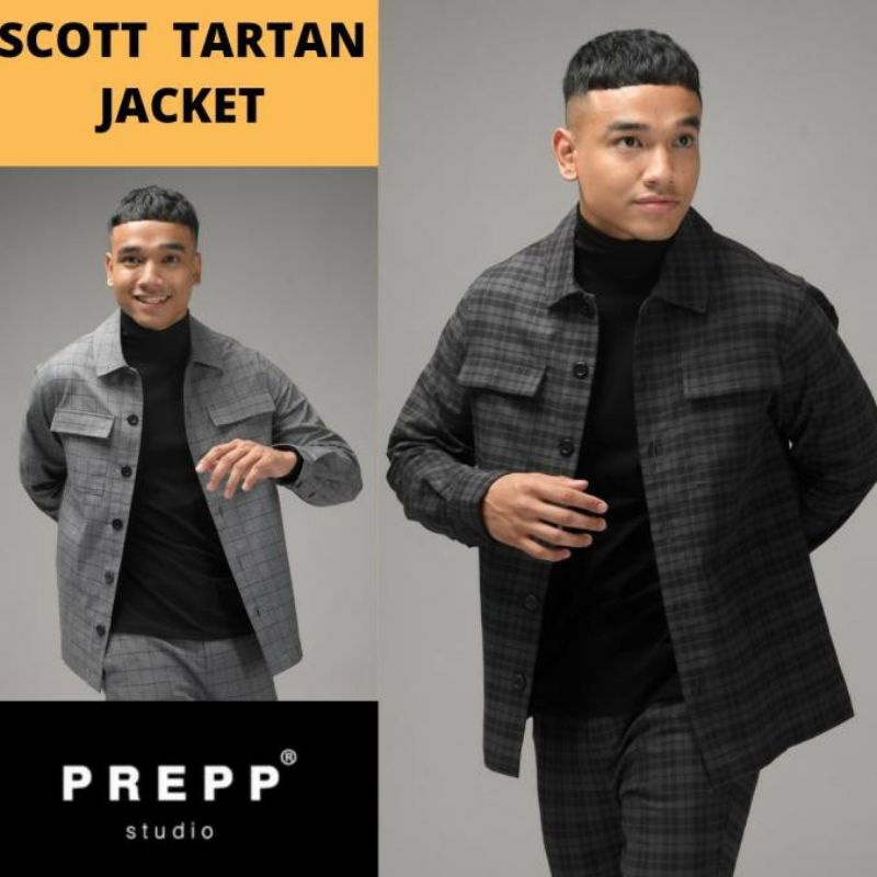 ❌SOLD❌Preppstudio Royal Tartan Jacket