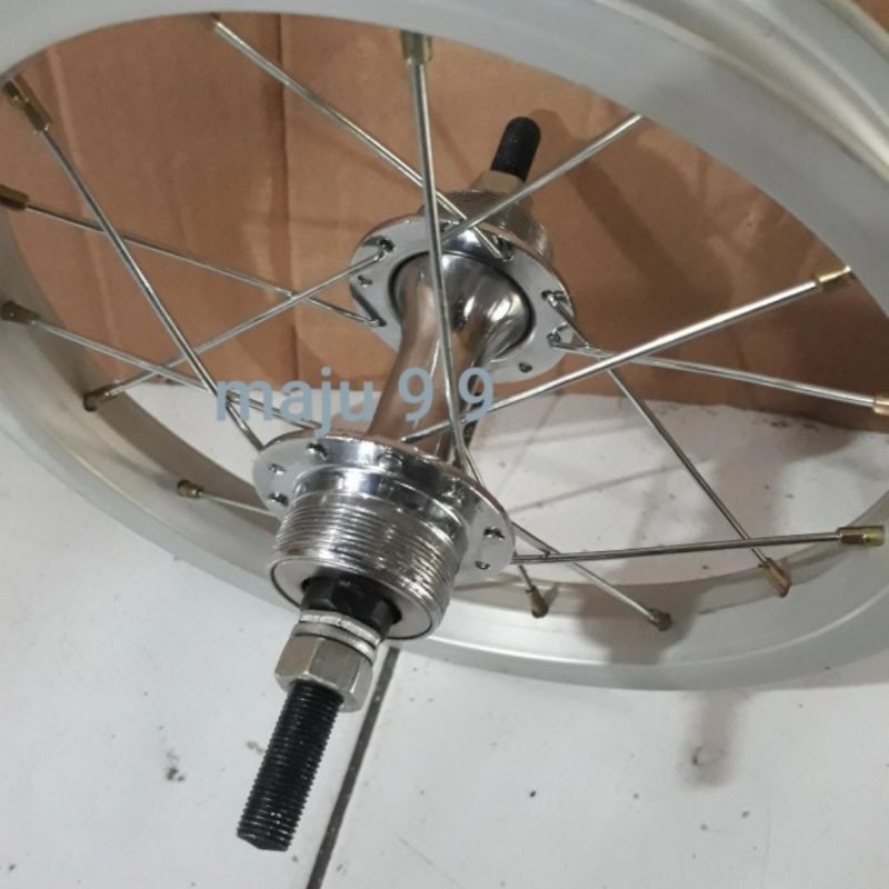 Velg Jadi 12 inch Belakang Sepeda/Wheelset Sepeda 12 inch Sepeda Belakang Velg alloy