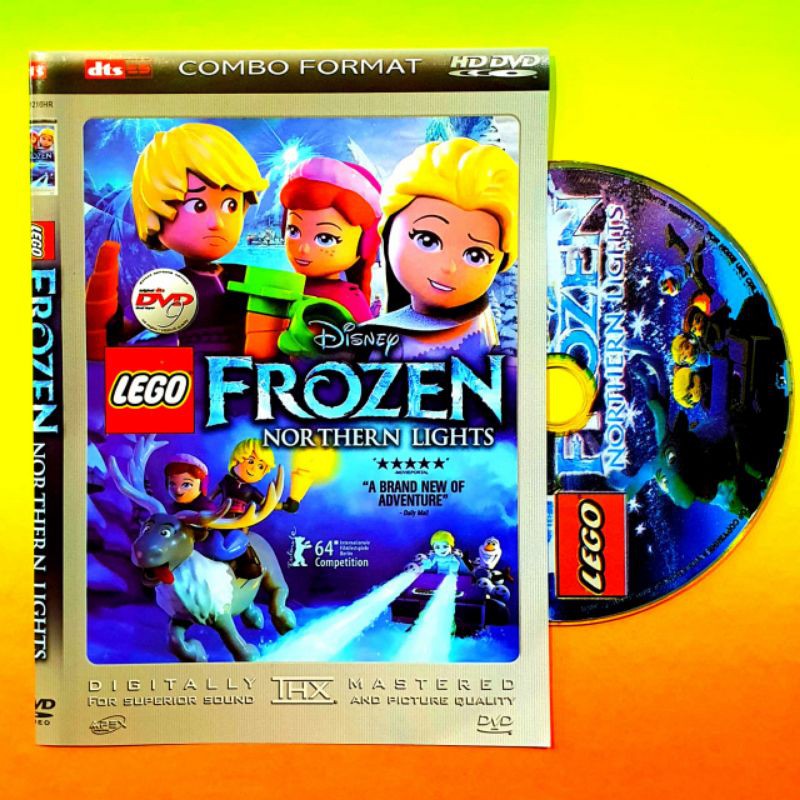 KasetDVD Disc Video Filem Lego Frozen - Animasi Cartoon Kartun Lego - Pilem Anak Anak Edukasi