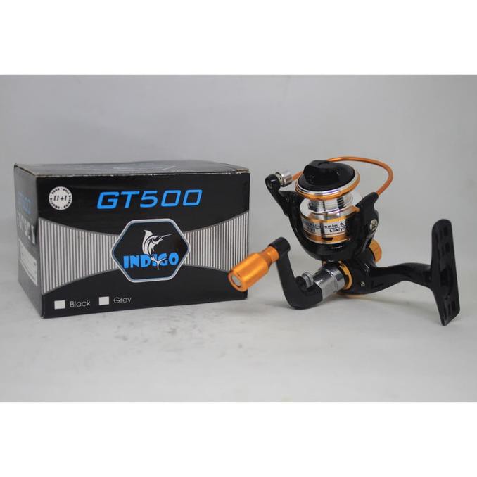 TERMURAH Reel Mini Spinning Indigo Gt-500 11+1 Ball Bearing