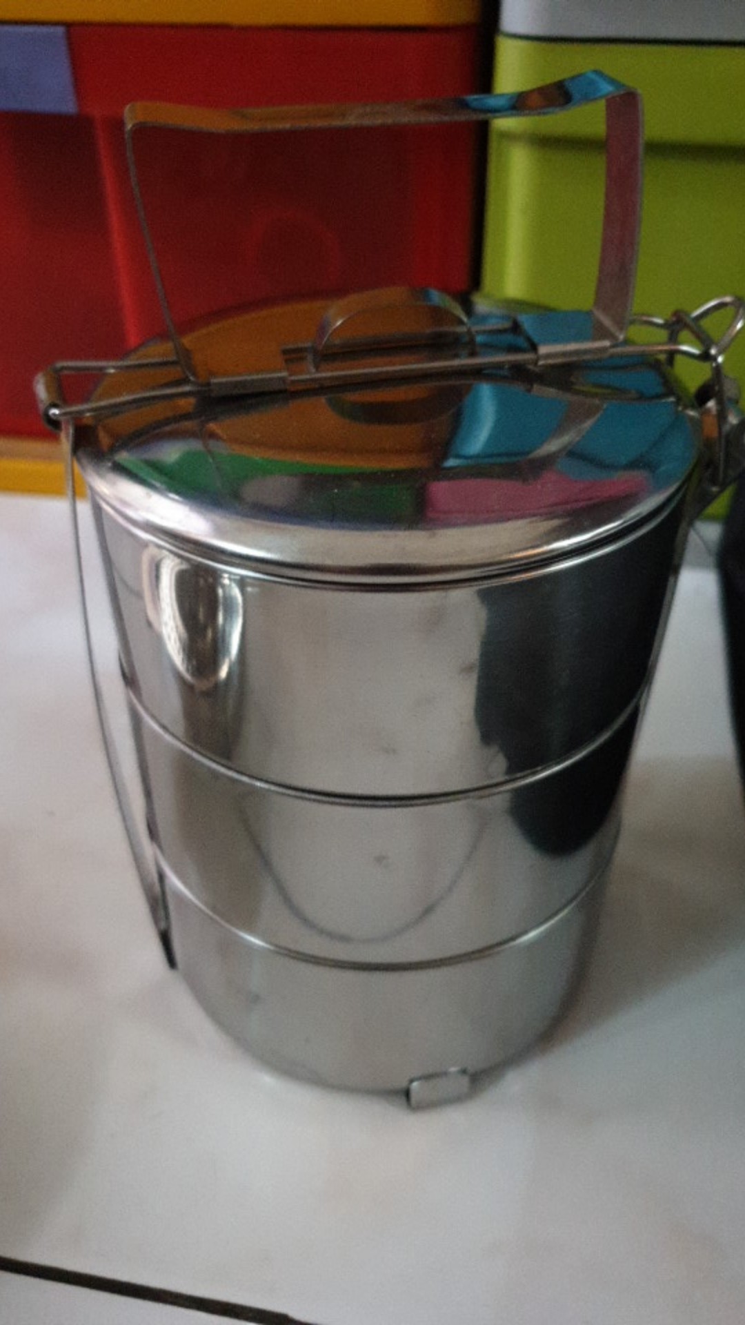 Rantang Stainless Steel 3 Susun Diameter 12cm / Rantang Kecil