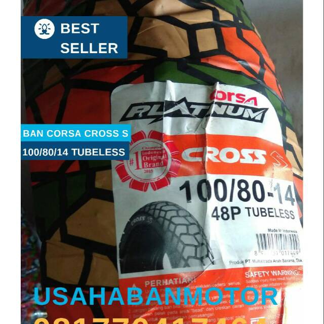 Ban Corsa Cross S 100 80 Ring 14