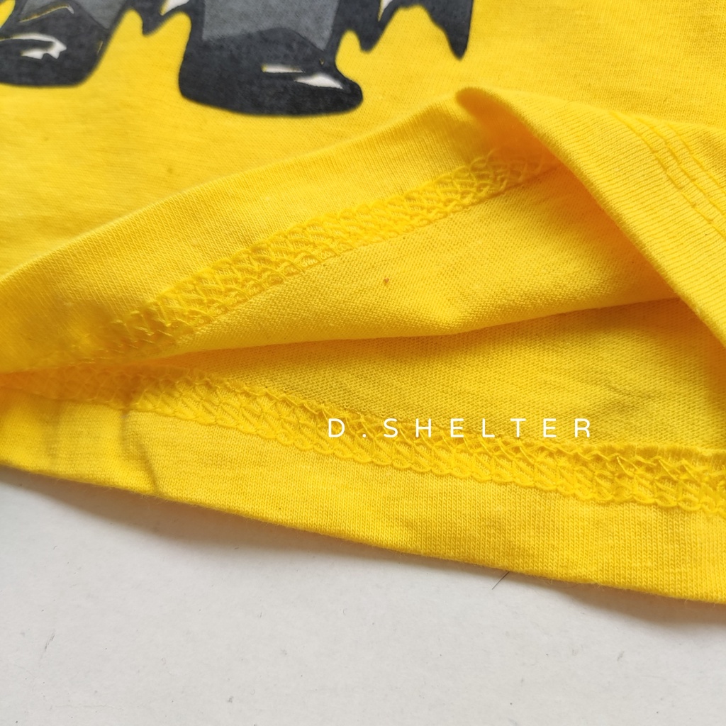 Kaos Distro Anak DEADLINE Kuning Batman/Dshelter