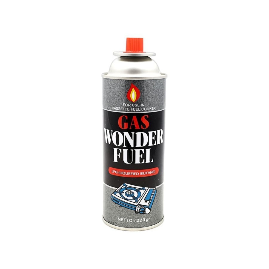 GAS WONDERFULL 220GR / REFILL ISI ULANG KOMPOR PORTABLE / GAS KALENG