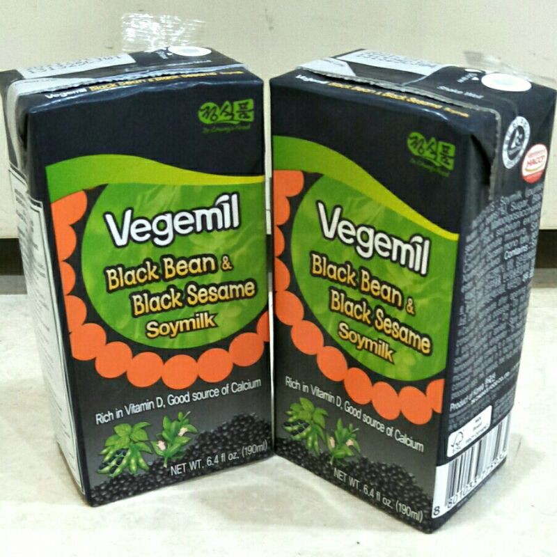 

Vegemil blackbean and black sesame soymilk 190 ml