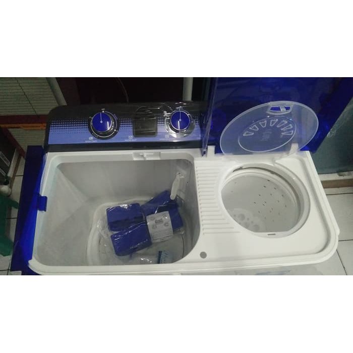 AQUA Mesin Cuci 2 Tabung 9Kg QW-980XT 980XT GARANSI RESMI