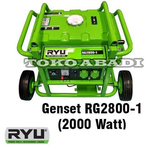 RYU Generator Bensin RG2800-1 RG 2800-1 Genset rg2800-1 ryu tkiro