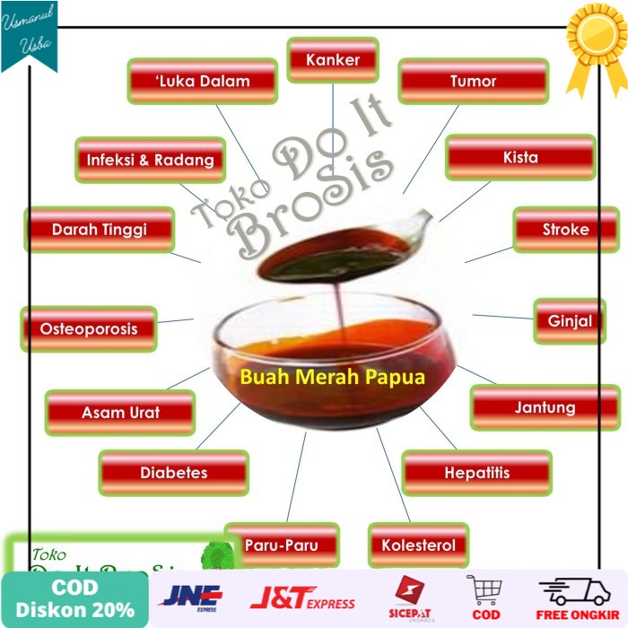 

◾COD◾ Minyak Sari BUAH MERAH Papua Tanpa Campuran 100%