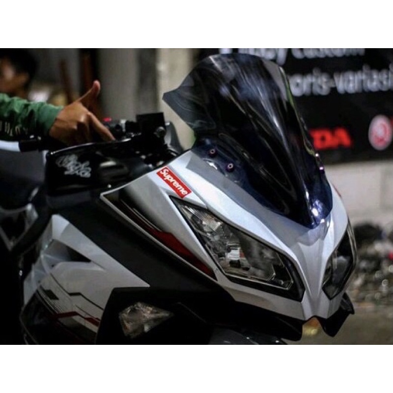 Visor Windshield Ninja 250 Fi Mika Fairing Ninja 250 Fi Gp Jenong Ready Buat Fi Old &amp; Fi New 2018