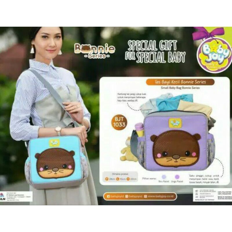 tas baby joy bonnie series / tas popok bayi lucu karakter / tas terlaris / harga sedulur