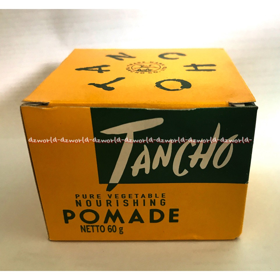 Tancho Pomade Pure 60gr Vegetable Nourishing Gel Rambut Pria Tanco Hijau Pome Rambut Pria