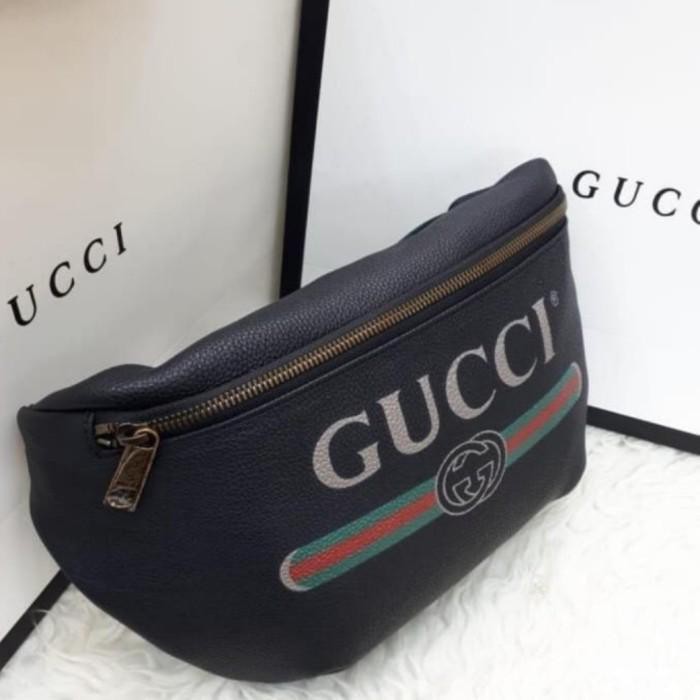 mesingassfull088- pria waist bag gucci original DSR01 Diskon