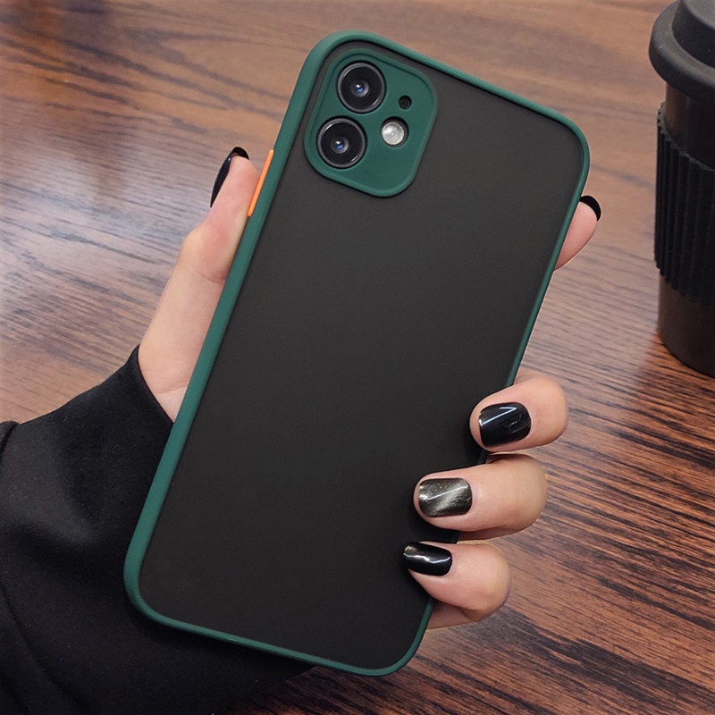 Hard Case Pelindung Lensa Kamera Belakang Warna Permen Untuk iPhone 13 Pro Max Mini 12 11