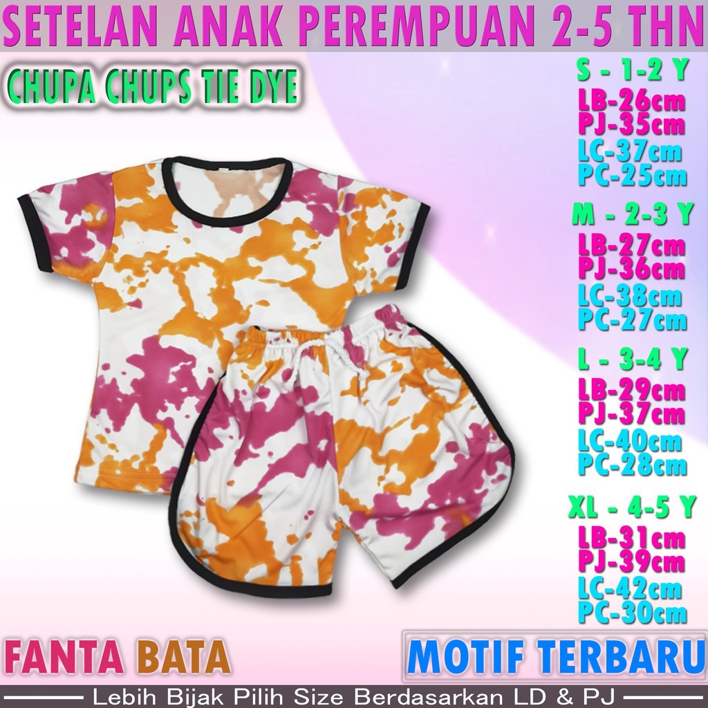 SETERAN ANAK CHUPA TIE DYE 2-5 TAHUN