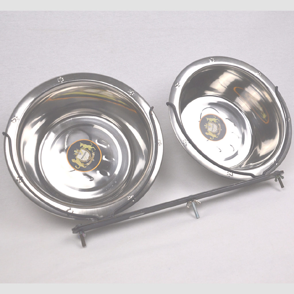

PETOPIA BOWL270 Tempat Makan Stainless Steel with Hanger 26cm