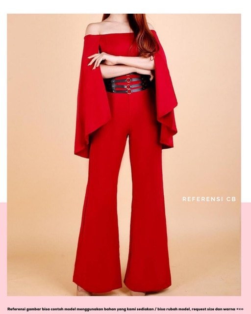 Chiobushop - Vanda / Jumpsuit Fashion Party Korea Jumpsuit Wanita