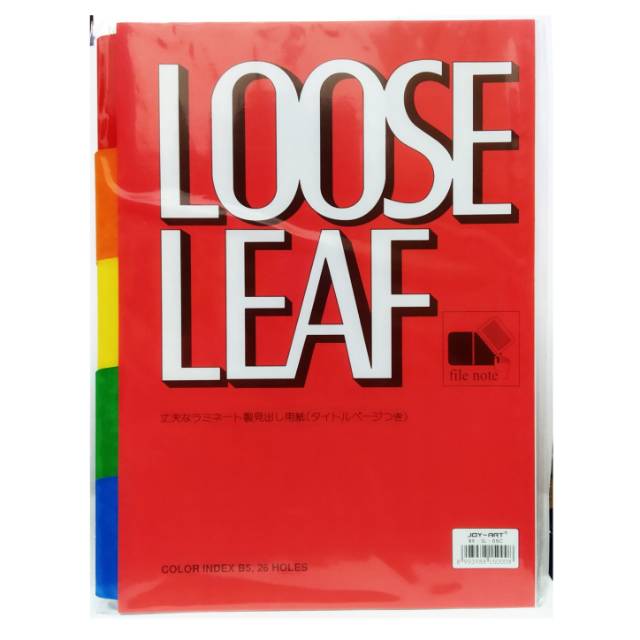 

Pembatas Binder Color Index Binder File B5 - 26 Holes