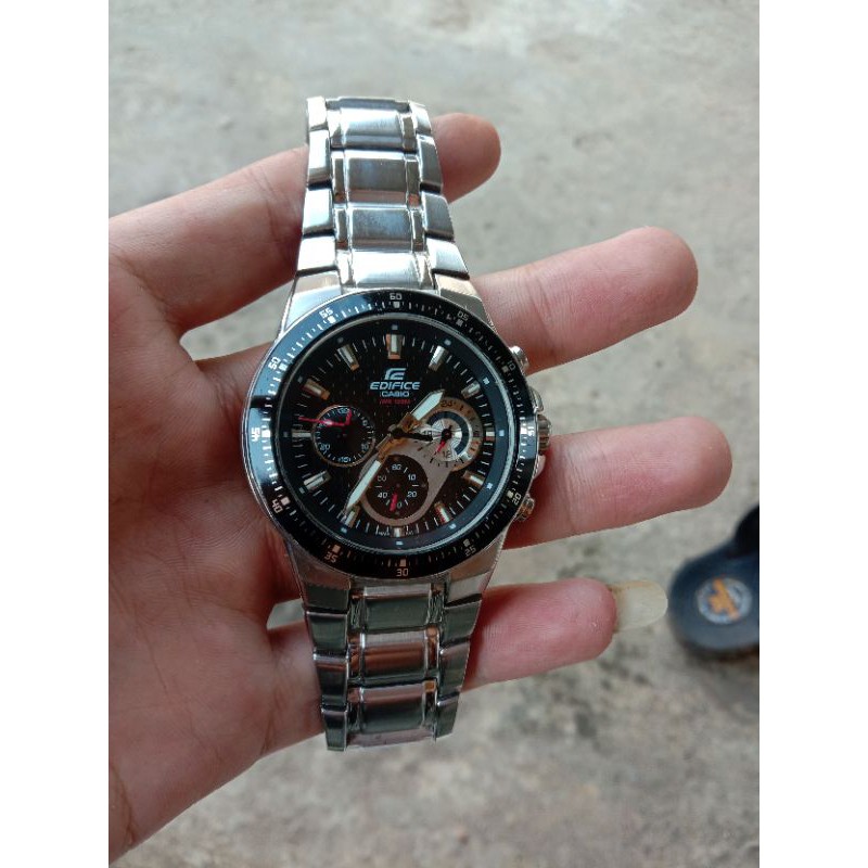 Jam tangan bekas Edifice casio original wr100M masih mulus