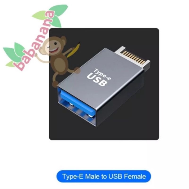 Usb type-e 3.1 to type A 3.0 motherboard pc converter adapter slot