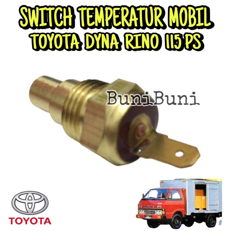 Switch Temperatur / Sensor Indikator Suhu Air Panas Mobil Truk Toyota Dyna Rino PS115 High Quality