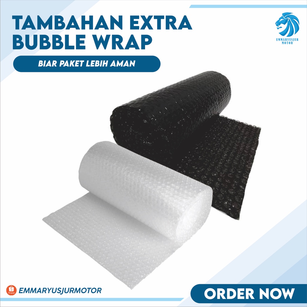 

TAMBAHAN BUBBLE WRAP BUBBLEWRAP UNTUK TAMBAHAN PACKING HITAM PUTIH