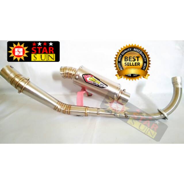 Knalpot racing jupiter z,  supra x, blade, dll creampie