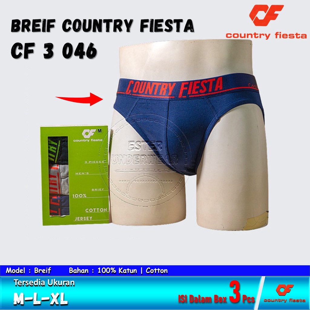 Celana Dalam COUNTRY FIESTA CF 046 ISI-3 Pcs