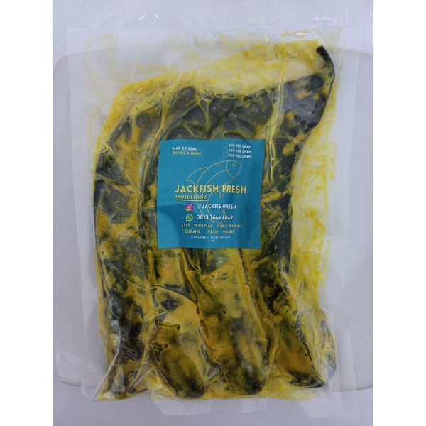 

LELE BUMBU KUNING 500 - 550 GRAM (SIAP GORENG) ISI 4 EKOR