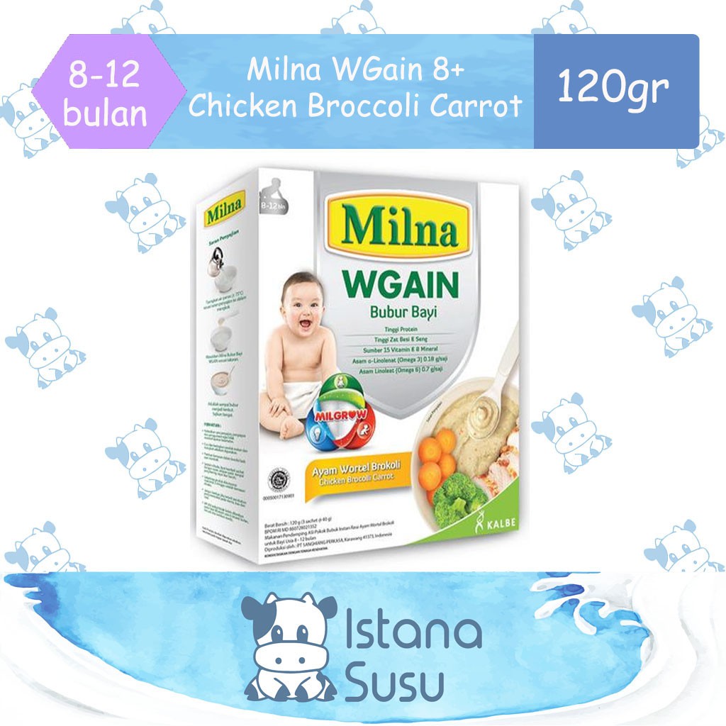 Milna Bubur Bayi WGain 120gr