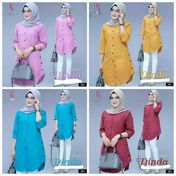 Tunik Dinda/atasan wanita/tunik