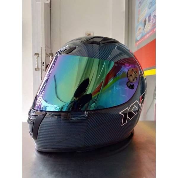 SECOND visor SUOMY SR-SPORT/KYT KR-1/VANDAL rainbow