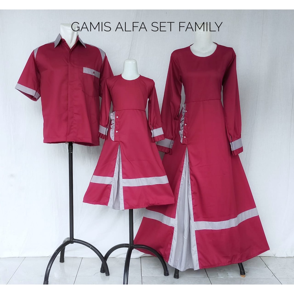 Alfa Gamis | Baju Unik | Gamis lebaran murah | Gamis lebaran keluarga | Gamis couple family | Gamis toyobo | Gamis anak dan dewasa terbaru | seragam lebaran keluarga