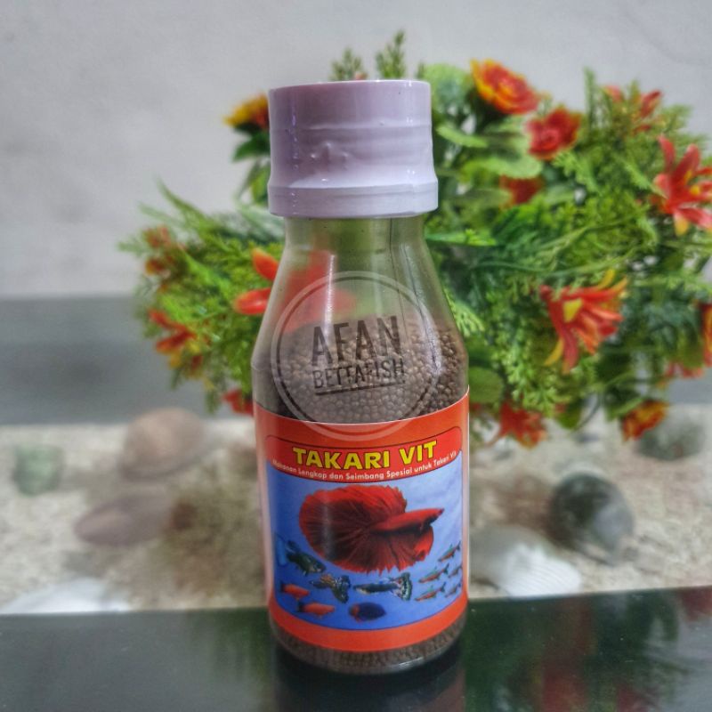 Pakan Makanan Ikan Cupang Guppy Hias Takari Vit TakariVit