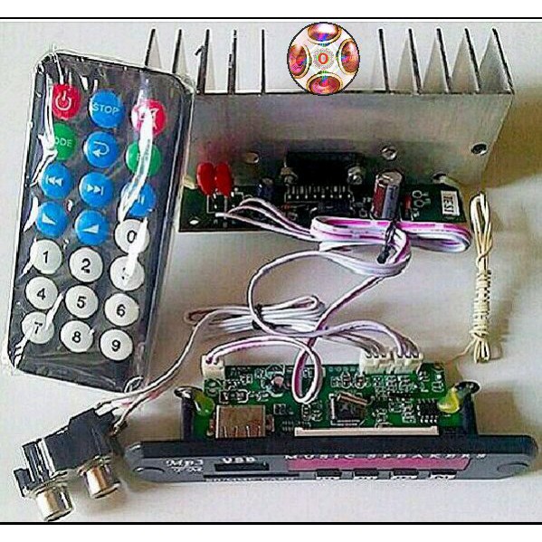 KIT MP3 USB FM STEREO & POWER AMPLY 80 WATT