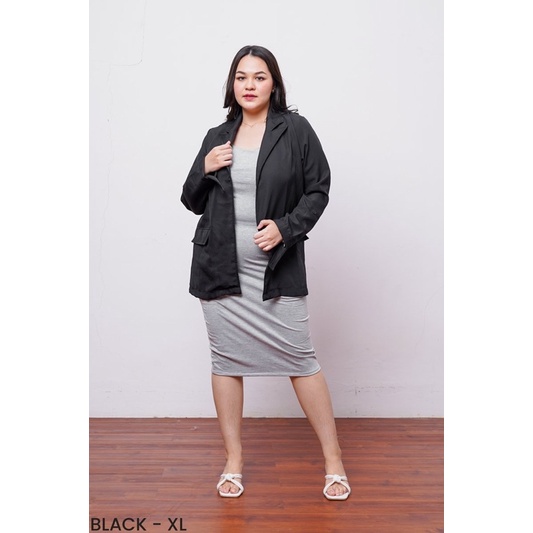 M-XXL Pepito Formal Blazer Atasan Wanita Top