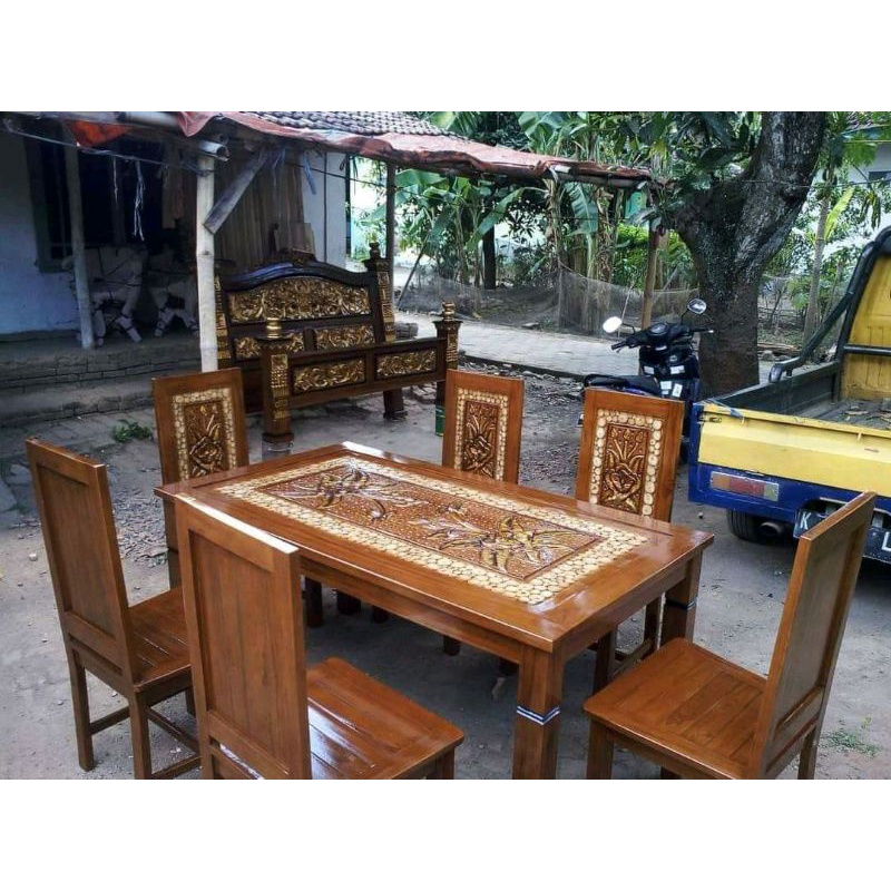 kursi makan jati kursi meja makan jati minimalis kursi makan jati ukir jepara