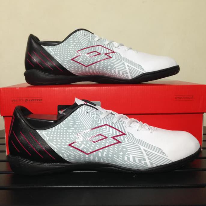 Ready Stock Sepatu Futsal Lotto Blade In White Jet Black L01040018 Original Bnib ,.