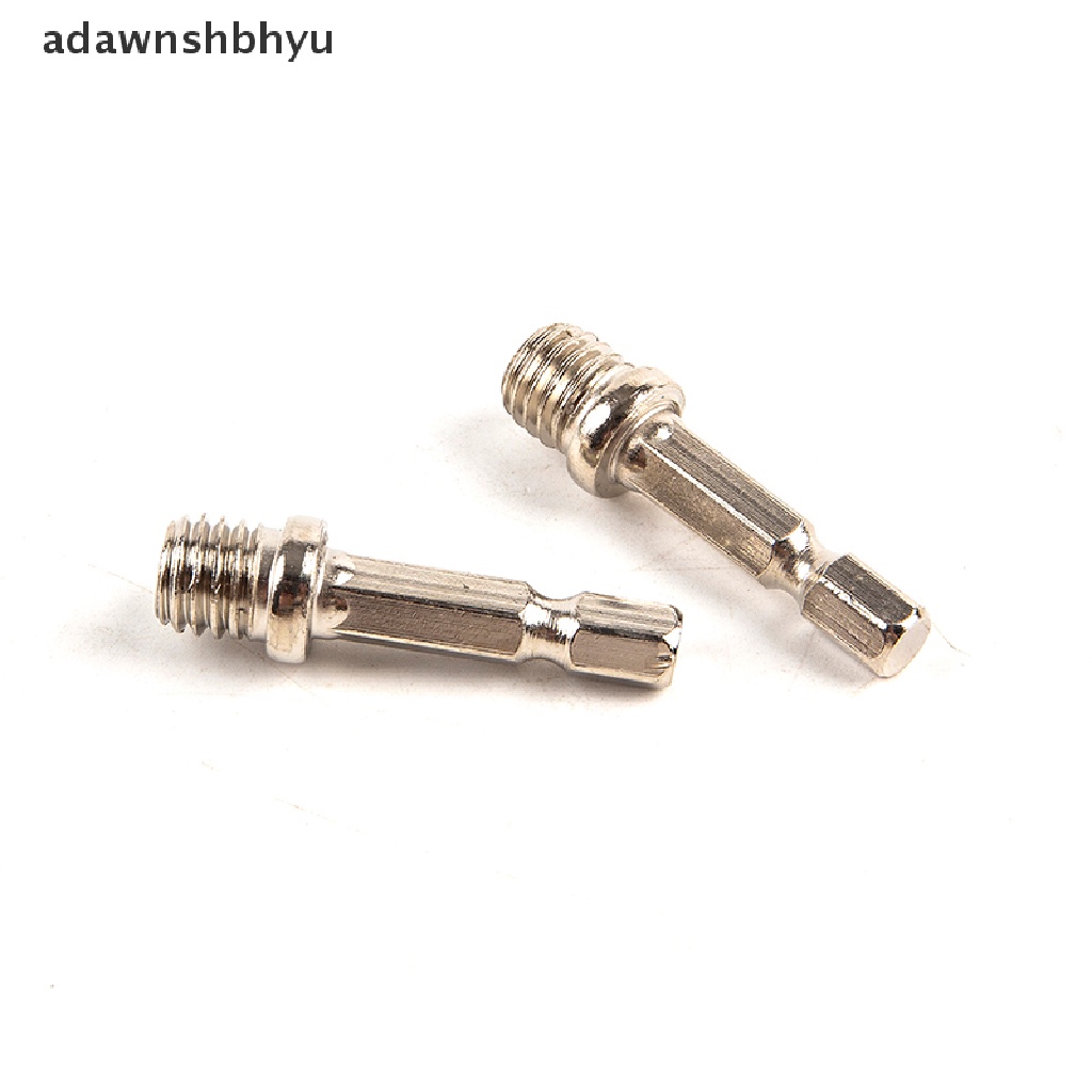 Adawnshbhyu 1Pc 1per4 Hexagon Connecting Rod Adapter Bor Chuck M10 Sambungan Disc Poles