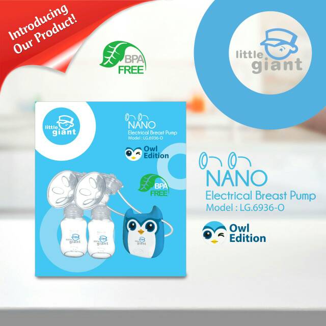 Little Giant Nano Double Electrical Breast Pump. LG-6936 / pompa asi free bubble