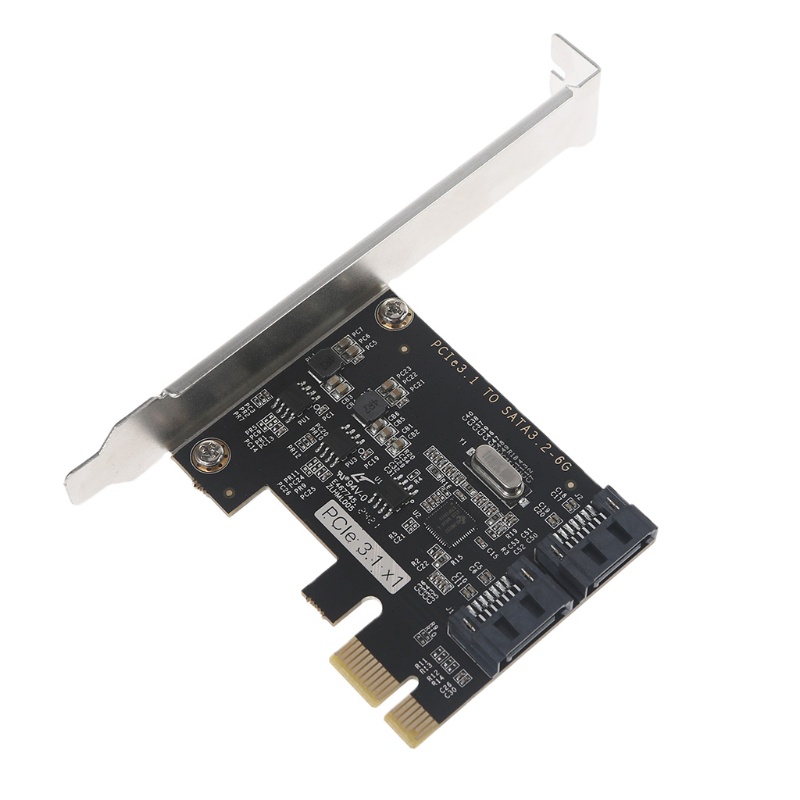 Btsg PCIe Ke 2port SATA3.0 6Gbps SSD Adapter PCI-e PCI Untuk Express x1 Controller Bo