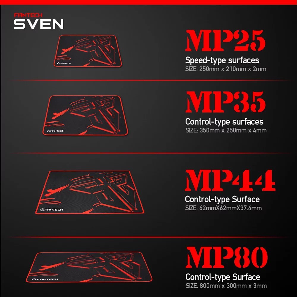 Mousepad Gaming Fantech SVEN MP80